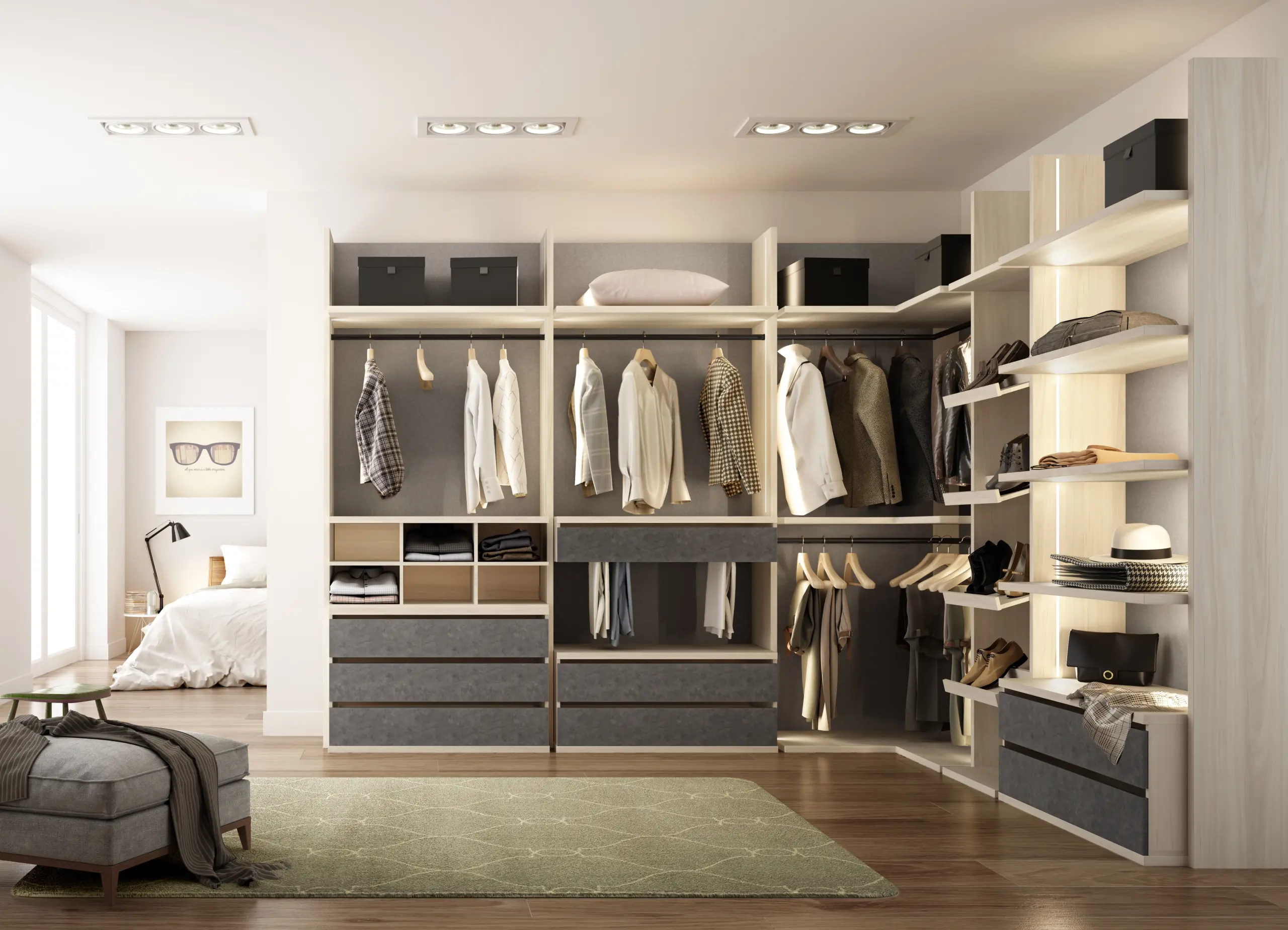 Vestidores de madera