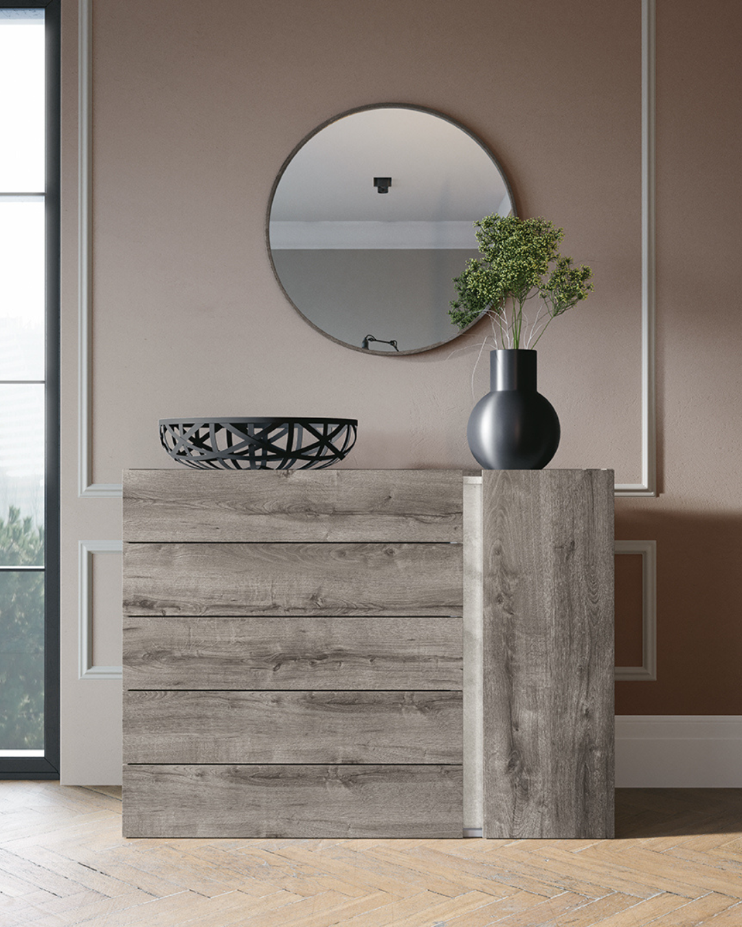 Espejos redondos y ovalados